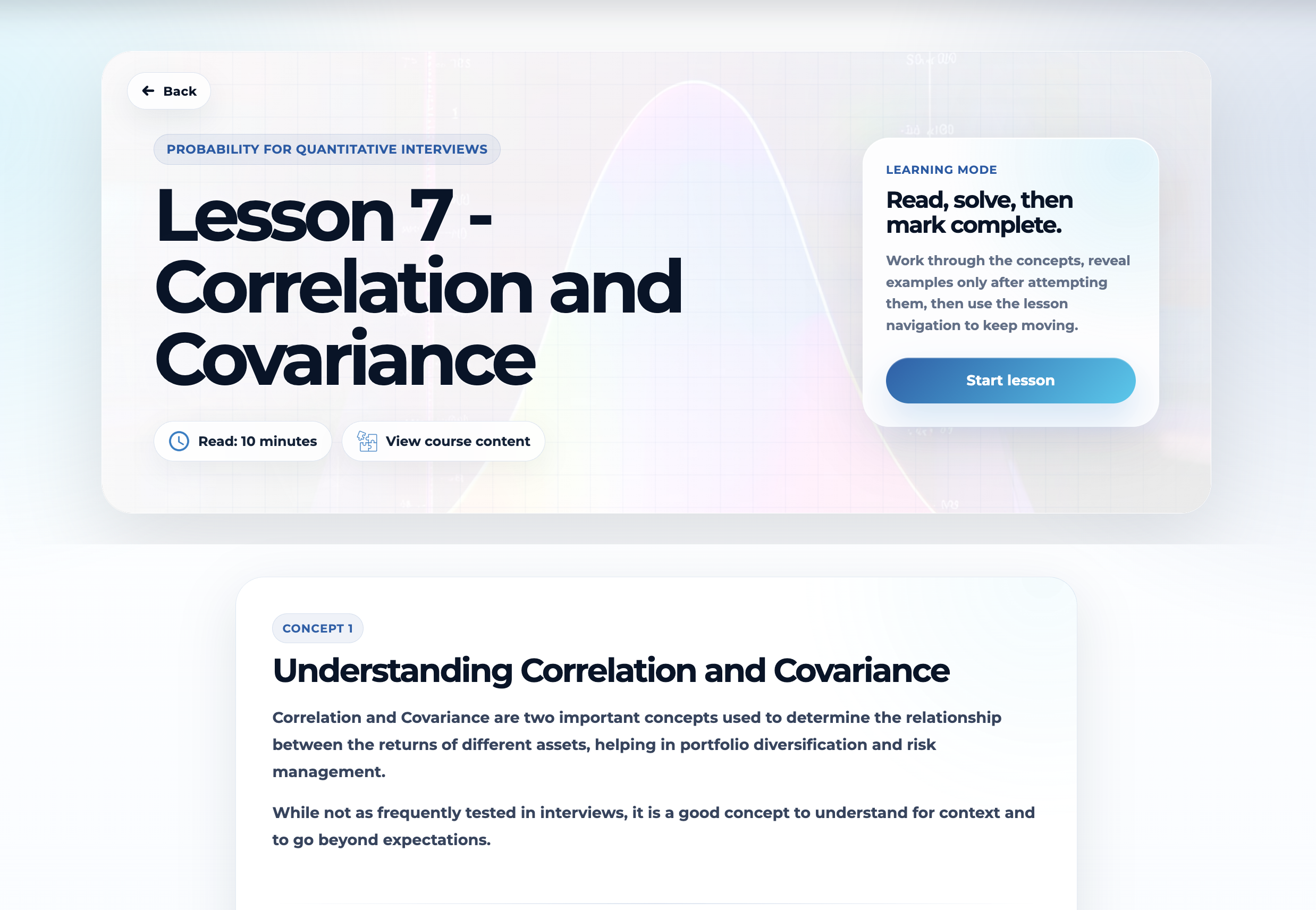 EverythingQuant online assessment screenshot