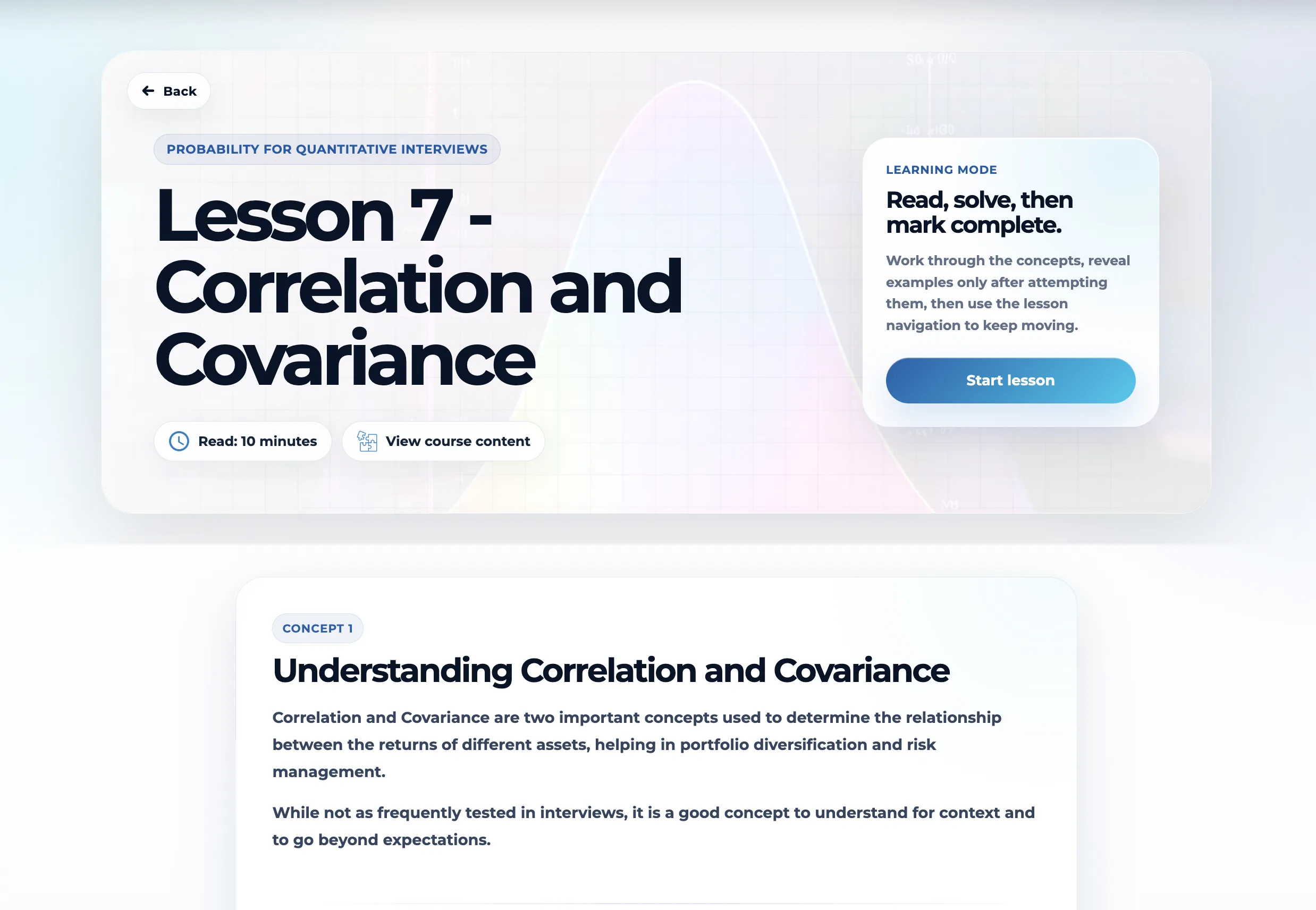 EverythingQuant online assessment screenshot